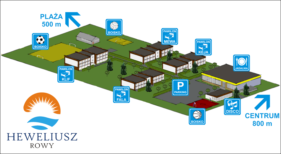 Heweliusz Plan ośrodka